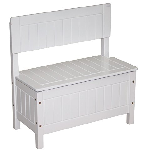 Banco de Madeira ROBA 2X2X1.5cm (Branco - 60x36x45cm) roba - Cadeiras - madeira, carvalho, branco, estrutura