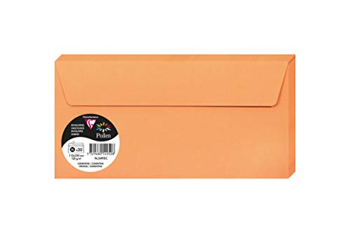 Conjunto de 20 envelopes autocolantes CLAIREFONTAINE 5495C Clairefontaine - Envelopes - conjunto, envelopes, autocolantes, clairefontaine, 5495c, papel