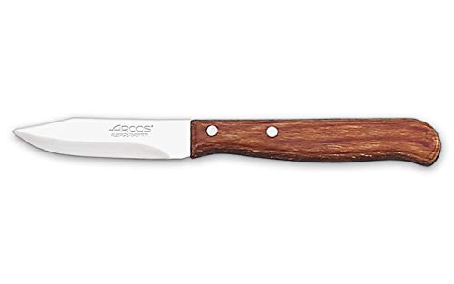 Faca de Descascar Arcos Latim 100101 de Nitrum Inox e Punho de Madeira Comprimida Folha de 6 5 cm Arcos - Facas de cozinha - descascar, inox, madeira comprimida, 6.5 cm