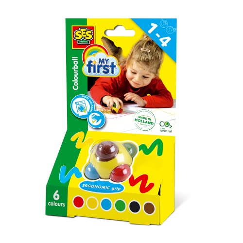 Jogo Criativo SES CREATIVE My First Colorball SES CREATIVE - Materiais de arte e artesanato - criativo, cores, bola, ergonómica