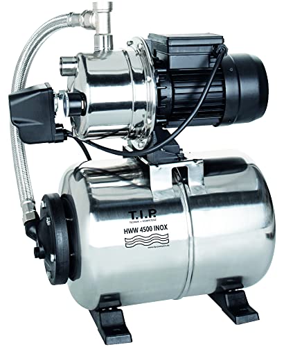T.I.P. 31140 central de água Doméstico HWW 4500 Inox T.I.P. - Bombas de irrigação, reforço e sistemas de aspersão - doméstico, inox, aço inoxidável, 22 l