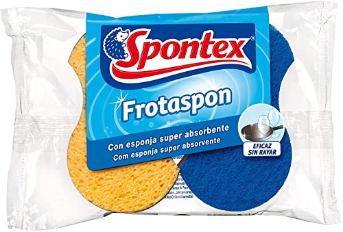 Esponjas SPONTEX Superabsorbente (2 unidades) Spontex - Esponjas e esfregões - superabsorbente, laváveis, fibras recicladas