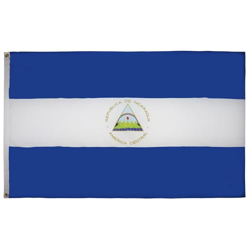 Bandeirola Nicaraguense 150X90 Cm Az Flag AZ FLAG - Bandeiras e cataventos - nicaraguense, 150x90 cm, azul
