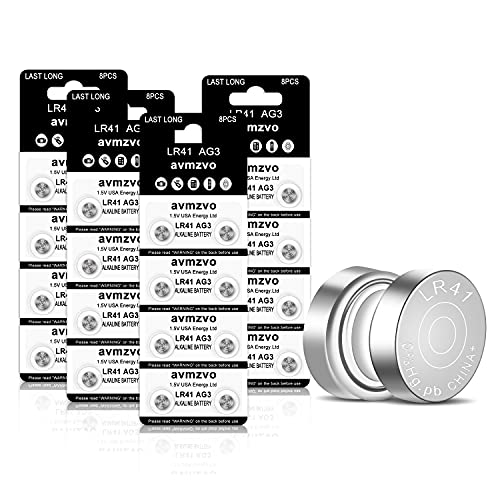 Pilhas Não Recarregáveis LR41 1,5V 32 Unidades avmzvo - Baterias - 1,5v, alcalina, lr41, 32 unidades