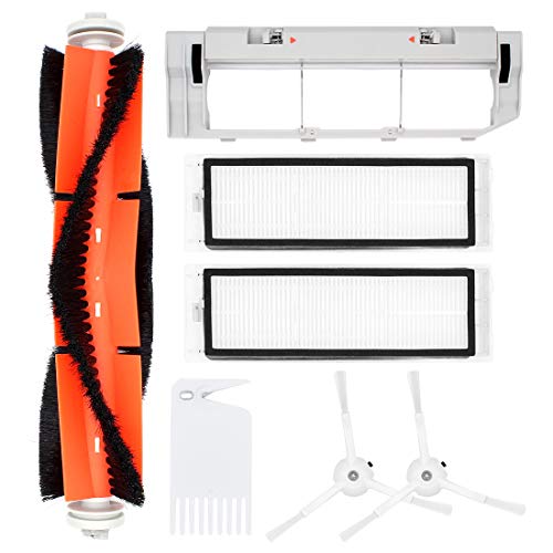 Acessório para Aspirador Robô DINGGREAT XIAOMI S50/S51 DingGreat - Acessórios de aspirador - compatível Xiaomi, plástico, preto e branco, 6 peças
