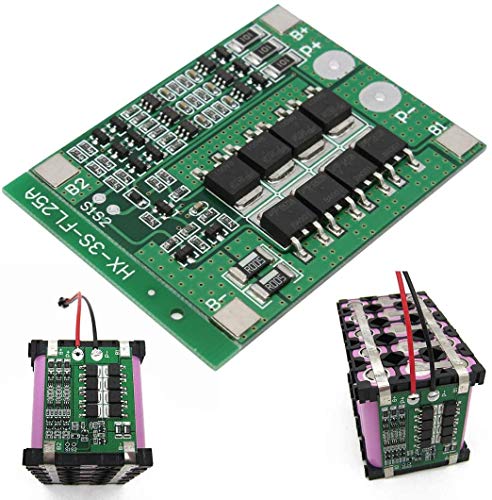 Bateria Recarregável 3S 11.1V 12.6V 25A W/Balance 18650 Li Ion Card winwill - Placas-mãe - Li-Ion, 1200 mAh, 11.1V, 25A