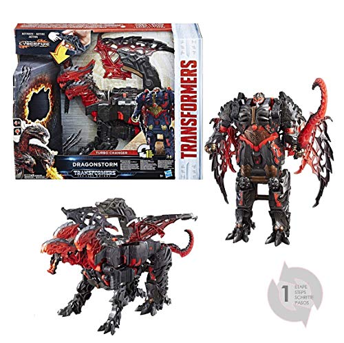 Figura de Ação TRANSFORMERS Dragonstorm Hasbro - Bonecos de ação e brinquedo - transformers, dragonstorm, figura de ação, luzes, sons