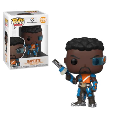 Figura FUNKO POP Games: Overwatch- Baptiste 583 Funko - Bonecos de ação e brinquedo - overwatch, baptiste, vinil, 9 cm
