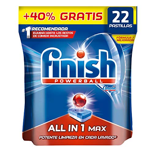 Limpador de Loiça FINISH All in One (22 unidades) Finish - Detergente e sabão para louça - limpador, loiaça, finish, all-in-one