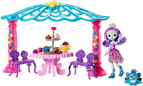 Playset ENCHANTIMALS Salon de Thé Madame Oie (Idade mínima recomendada: 3 anos) Enchantimals - Conjuntos de brinquedos - bonecas, acessórios, chá em miniatura, 3 anos