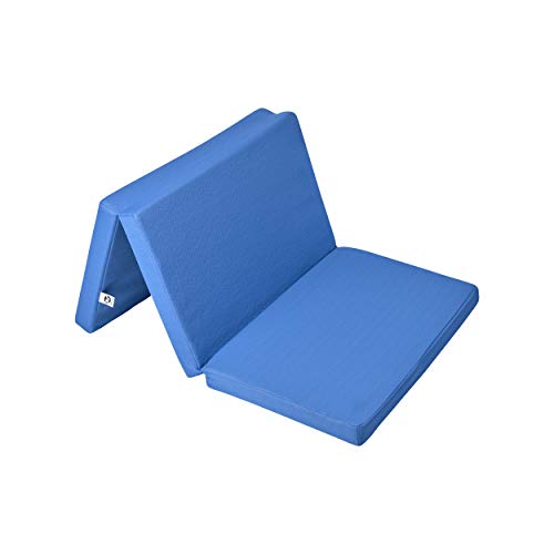 Berço de Viagem INNOVACIONES MS Azul Turquesa (60x120cm) M&M's - Colchões - desenrolável, lavável, portátil, fecho de velcro