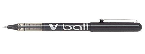 Caneta de Gel PILOT Ball (Preto - 0,5 mm) Pilot - Canetas - 0,5 mm, tinta líquida, ponta de bola, corpo em inox
