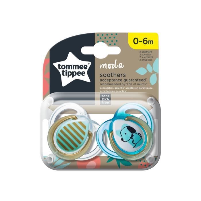 Conjunto de Chupeta TOMMEE TIPPEE Closer To Nature Tommee Tippee - Cuidados com a higiene oral - conjunto, chupeta, tomme tippee, closer to nature, bebé