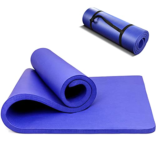 Tapete de Yoga PROIRON (Azul - Espuma - 180x60cm) Shanxi Regent Works Inc. - Equipamento atlético de uso geral - azul, espuma, 180x60cm