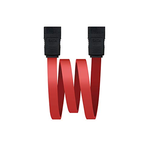 Cabo de Dados NANOCABLE (SATA - 1 m - Vermelho) NANOCABLE - Cabos de rede - sata, 1 m, 3 gbps