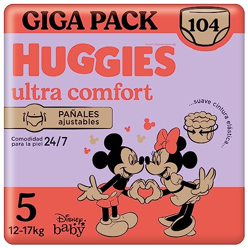 Fraldas Huggies Ultra Comfort Pack de 104 Fraldas KIMBERLY-CLARK - Roupa interior - ultra conforto, pack de 104 fraldas