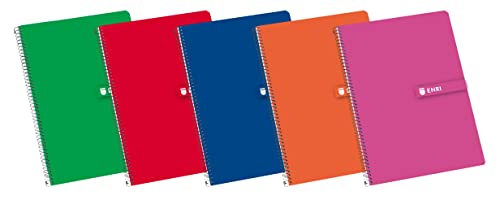Caderno ENRI Plus (A4 - 80 Páginas - Multicor) Hamelin Brands - Cadernos e bloco de notas - a4, 80 páginas, multicor, marcador