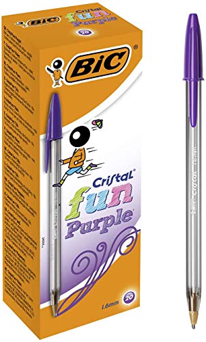 Esferográfica BIC Cristal Fun (Multicor - Borracha - 1,6 mm) BIC - Canetas - multicor, borracha, 1,6 mm