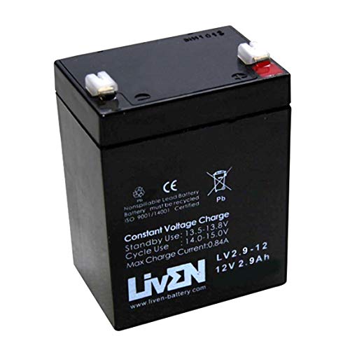 Bateria para Portátil Liven 2.9Ah 12V C-20 Liven - Baterias - 12 v, 2,9 Ah, AGM, c-20