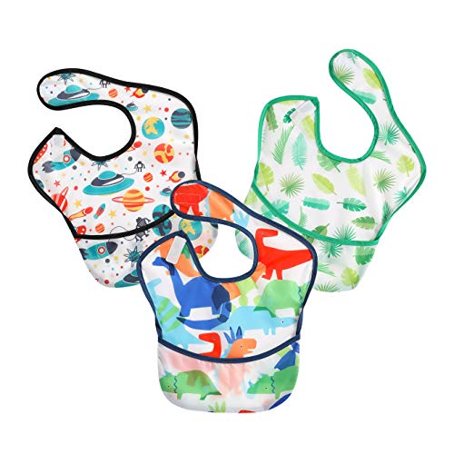 Fraldas PANDA EARS Pack 3 Babero Super Leve PandaEar - Babetes - 3 fraldas, capa moldeável, babé super leve, almofada de espuma