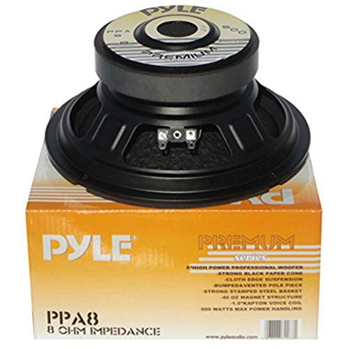 Coluna High Power PYLE 1 WOOFER PPA8 (500W) PYLE - Componentes e kits para alto-falantes - high power, woofe, 500w