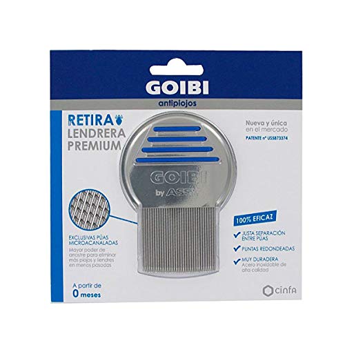 Acessório para Jardinagem ASSY Liendrera Antipiojos GOIBI - Pentes e escovas - antipiojos, plástico, preto