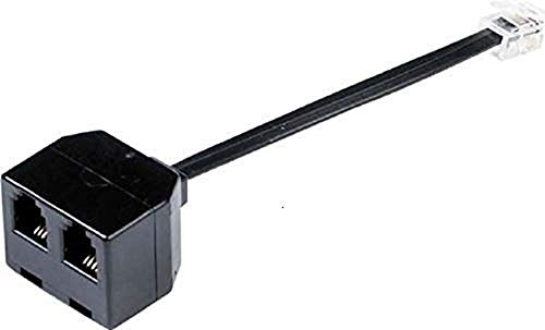 Adaptador JABRA 1600-289 (RJ10 - Preto) Jabra - Acessórios para telefone - rj-10, masculino, preto