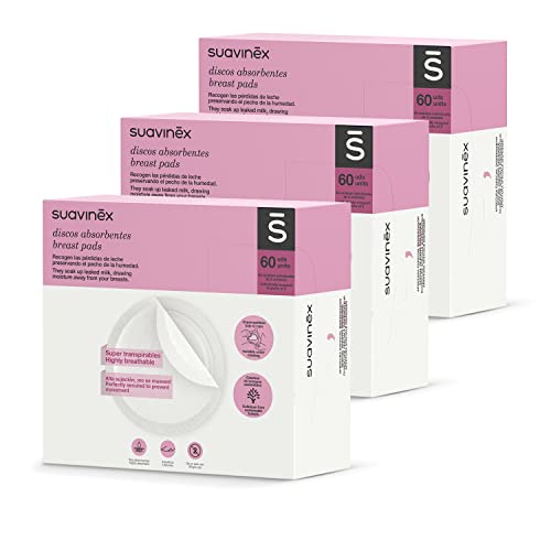 Discos Absorventes SUAVINEX (180 Unidades) Suavinex - Almofadas e protetores de amamentação - absorventes, 180 unidades