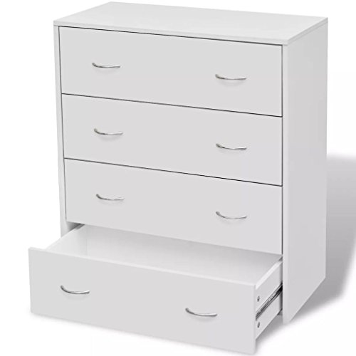 Móvel Auxiliar de Sala com Prateleiras Branco VidaXL vidaXL - Armários de armazenamento e armários de bloqueio - prateleiras, branco, auxiliar