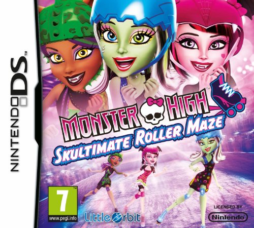 Jogo Nintendo 3DS Monster High Skultimate Roller Maze (Inglês) Namco - Software de jogos de vídeo - monster high, licença, personagens, potenciadores, habilidades especiais