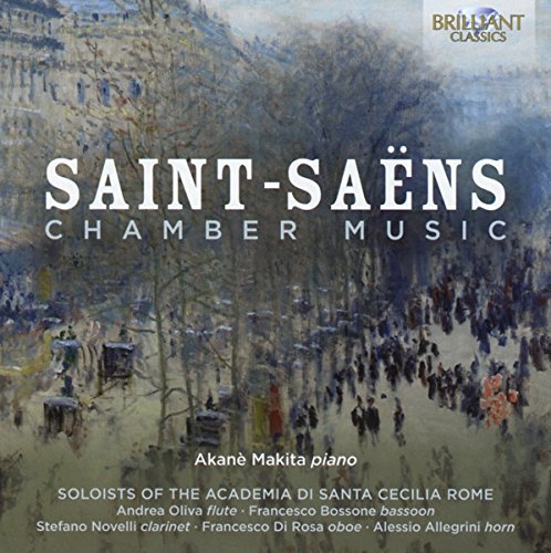 CD+DVD Saint-Saens - Musique De Chambre (1 CDs) BRILLIANT CLASSICS - Música e gravações de som - cd, dvd, saint-saëns, música de câmara, clássico