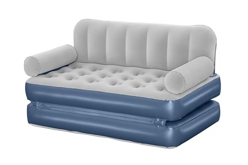 Cama Insuflável BESTWAY 56641 (Castanho - 203x152 cm) Bestway - Colchões de ar - castanho, 203x152 cm, estrutura metálica, tecido resistente