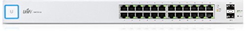 Switch UBIQUITI NETWORKS UniFi US-24 L2/L3/L4 10/100/1000 Ubiquiti Networks - Concentradores e comutadores - l2/l3/l4, 1000 mbit/s, 24 portas, preto
