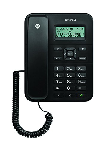 Telefone sem fio MOTOROLA CT202C Preto Motorola - Telefones com fios - telefone sem fio, móvel, preto, lcd, teclado numérico