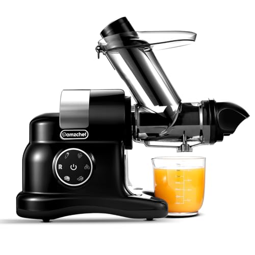 Espremedor AMZCHEF 4 em 1 (Preto e Branco) AMZCHEF - Centrifugadoras - 4 em 1, plástico, aço inoxidável, 1,5 L
