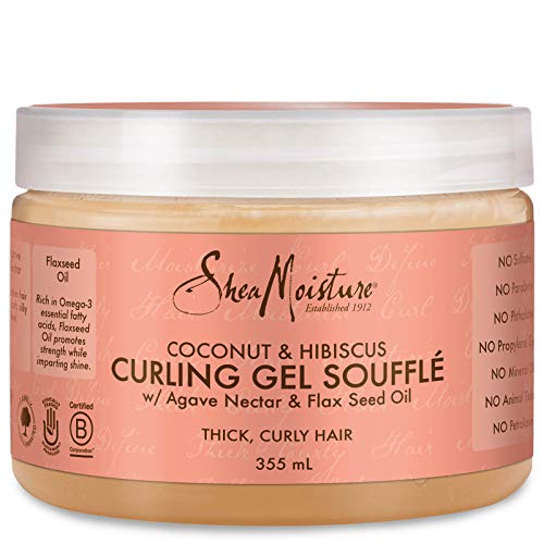 Gel para o Cabelo SHEA MOISTURE Coconut & Hibiscus Curl Enhancing Styling Gel (326 ml) SHEA MOISTURE - Produtos de styling de cabelo - coconut, hibiscus, estilhista, 326 ml