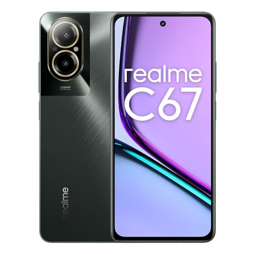 Smartphone REALME C67 (6.5'' - 8 GB - 256 GB - Preto) Realme - Telemóveis - 6.5, 8 gb, 256 GB, preto