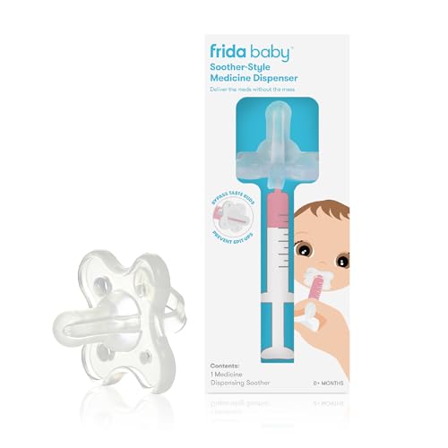 Dispensador de Medicina em Formato Chupeta FRIDA BABY Frida - Chupetas e mordedores - formato chupeta, medicamento, bebés, ritmo suave