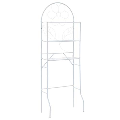 Suporte para Plantas VIDAXL 1 Prateado e Branco vidaXL - Móveis de exterior - suporte, plantas, prateado, branco