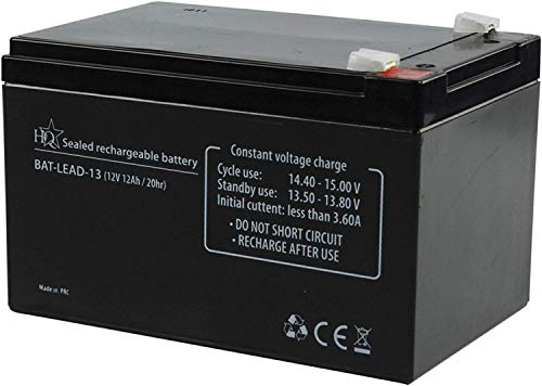 Bateria Recarregável LEADBAT Bat-Lead-13 HQ - Baterias - chumbo-ácido, 12000 mAh, 12 v, portátil