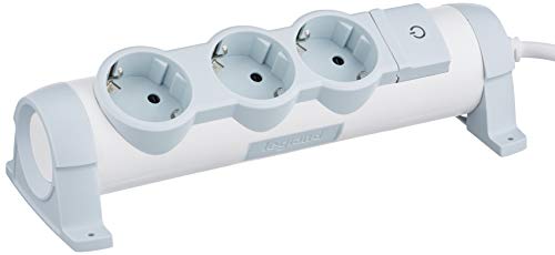 Extensão Elétrica C2G 80824 3m 3 tomada(s) CA Interior Cinzento e Branco Legrand - Fios e cabos elétricos - 3m, 3 tomadas, ca interior, cinzento branco