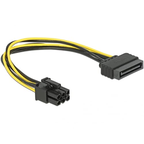 Cabo de Dados DELOCK (SATA - 21 cm - Preto) Delock - Computadores - sata, pci-e, 21 cm, preto