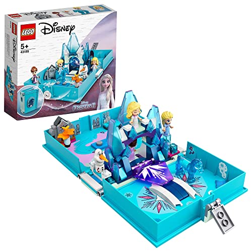 LEGO Disney Princess - Livro Aventuras da Elsa e Nokk - 43189 (Idade Mínima: 4) LEGO - Brinquedos - lego, disney princess, livro, aventuras, Elsa, nokk