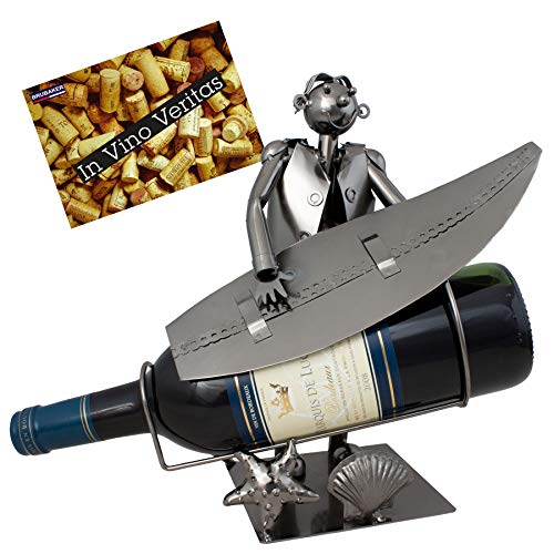 Suporte para Garrafas de Vinho BRUBAKER 1000-0001 BRUBAKER - Utensílios de Cozinha - suporte, garrafa, vinho