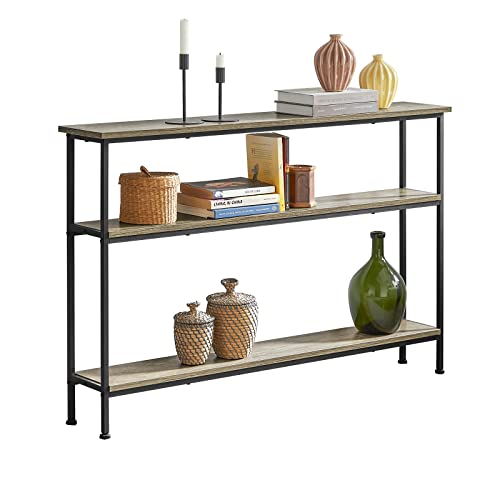 Mesa de Entrada SOBUY FSB49-PZ (Branco - Metal) sobuy - Mesas de Sofá - mesa, entrada, branco, metal