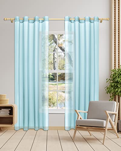 Cortina para Janela GRÄFENSTAYN 2 Venezia Torrex GmbH - Cortinas e cortinados - poliéster, olheiras inoxidáveis, lavável, fácil de manter