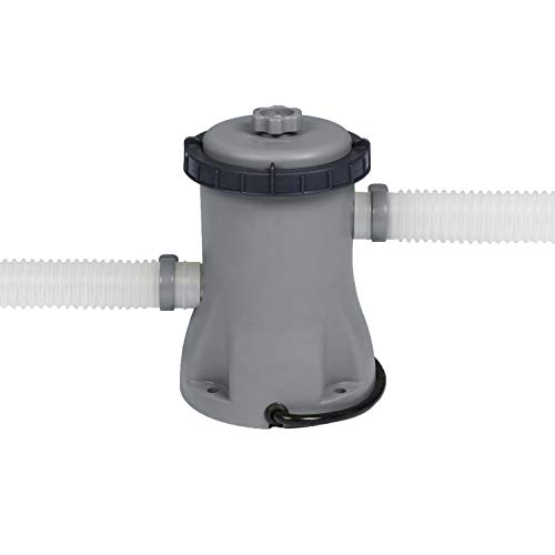 Bomba de Filtragem para Piscinas Bestway | 1.249 L/H - Preto Bestway - Bombas de hardware - 1.249 L/h, ajuste automático, filtro cartucho, piscinas 244-366 litros