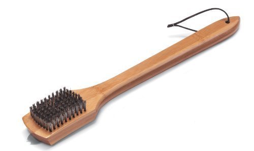Escova de Limpeza de Grelhadores/Churrasqueiras Weber 6.464 Weber - Suprimentos de limpeza doméstica - preto, bambu, grelhadores, churrasqueiras