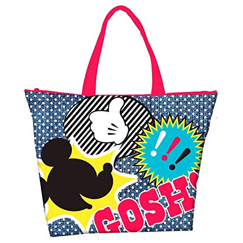 Bolsa de praia DISFRAZZES Disney Comic (52x41x14cm) Coriex - Sacolas de compras - bolsa praia, disney, compartimento interior, poliéster reciclado