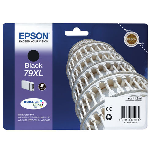 Tinteiro EPSON 79XL Preto (C13T798640) Epson - Cartuchos de toner e jato de tinta - epson, tinteiro, preto